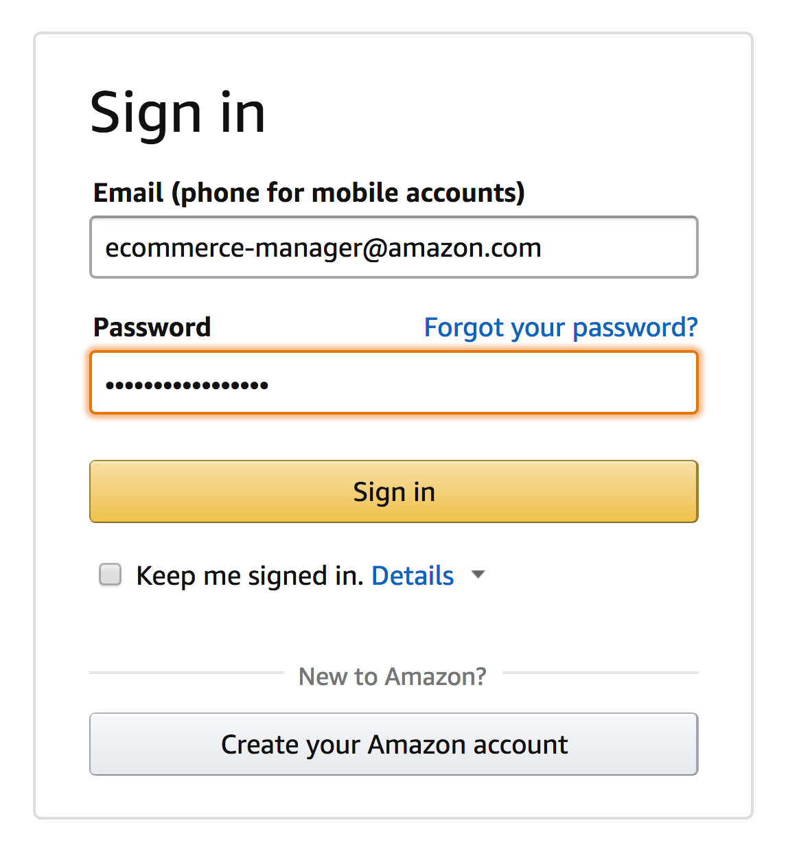 relay amazon login